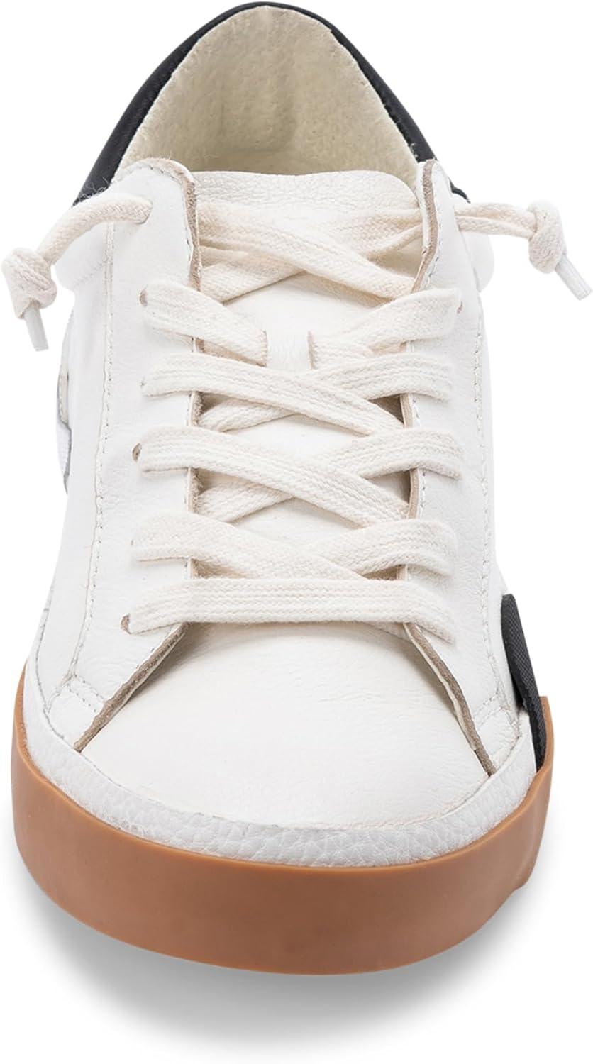 image:imageDolce Vita Womens Zina SneakerWhiteBlack Leather