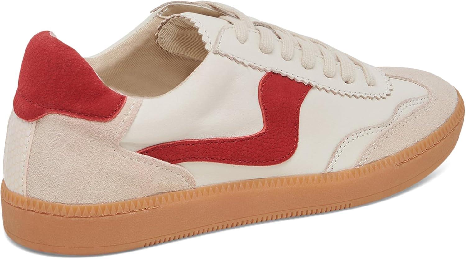 image:imageDolce Vita Womens Zina SneakerWhiteRed Leather