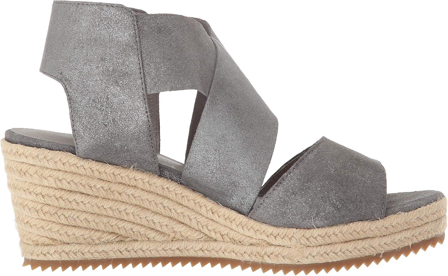 image:imageEileen Fisher Womens Willow 3Pewter Metallic Suede
