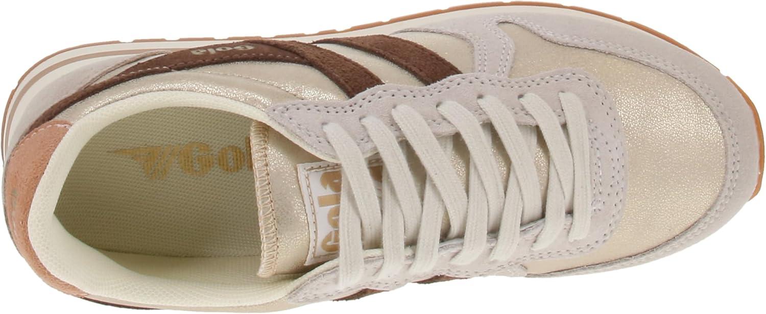 image:imageGola Womens Daytona Blaze SneakerGoldDark BrownCameo
