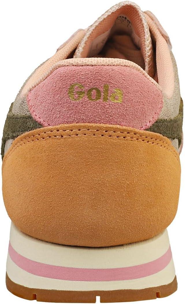 image:imageGola Womens Daytona Blaze SneakerRose GoldKhakiCoral Pink