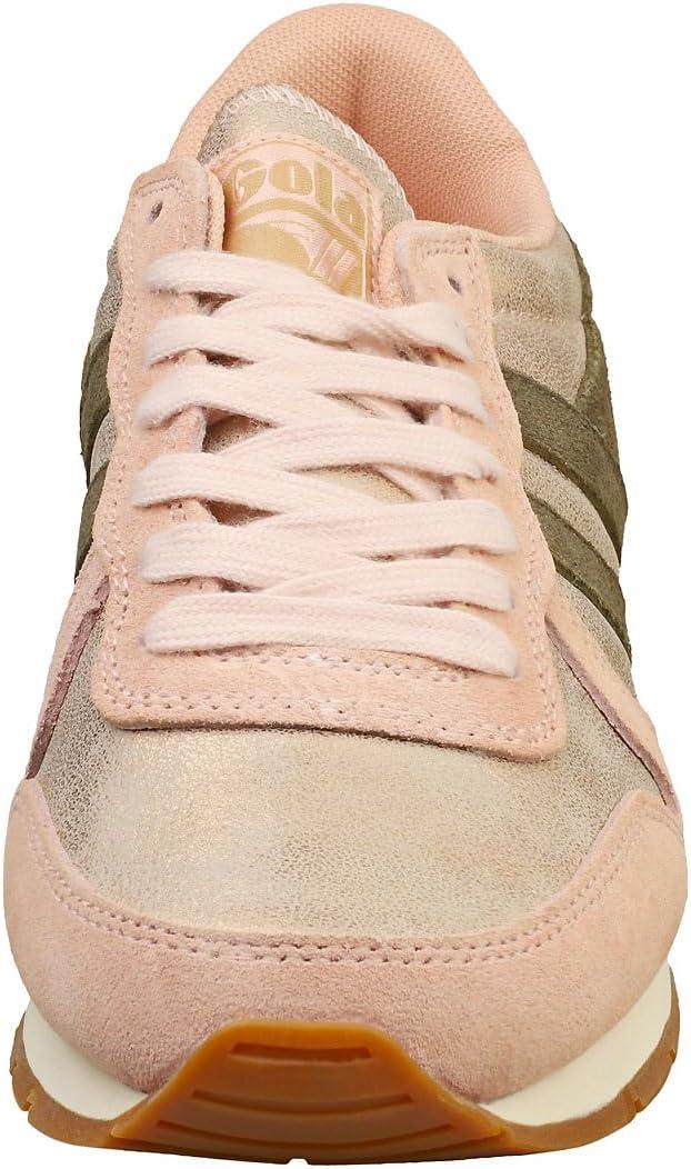image:imageGola Womens Daytona Blaze SneakerRose GoldKhakiCoral Pink