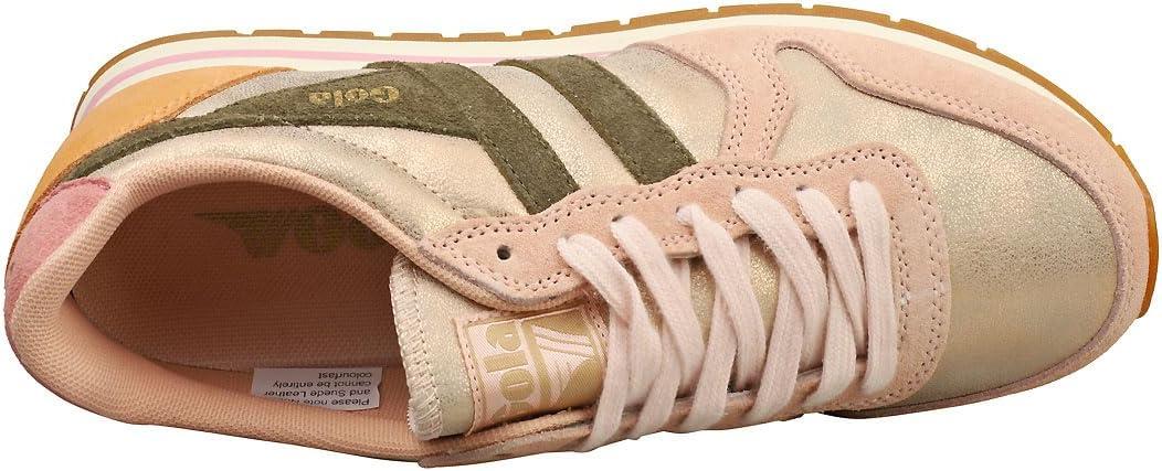 image:imageGola Womens Daytona Blaze SneakerRose GoldKhakiCoral Pink