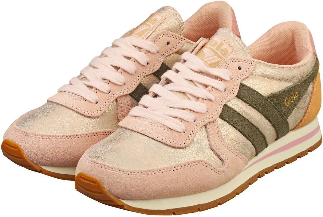 image:imageGola Womens Daytona Blaze SneakerRose GoldKhakiCoral Pink