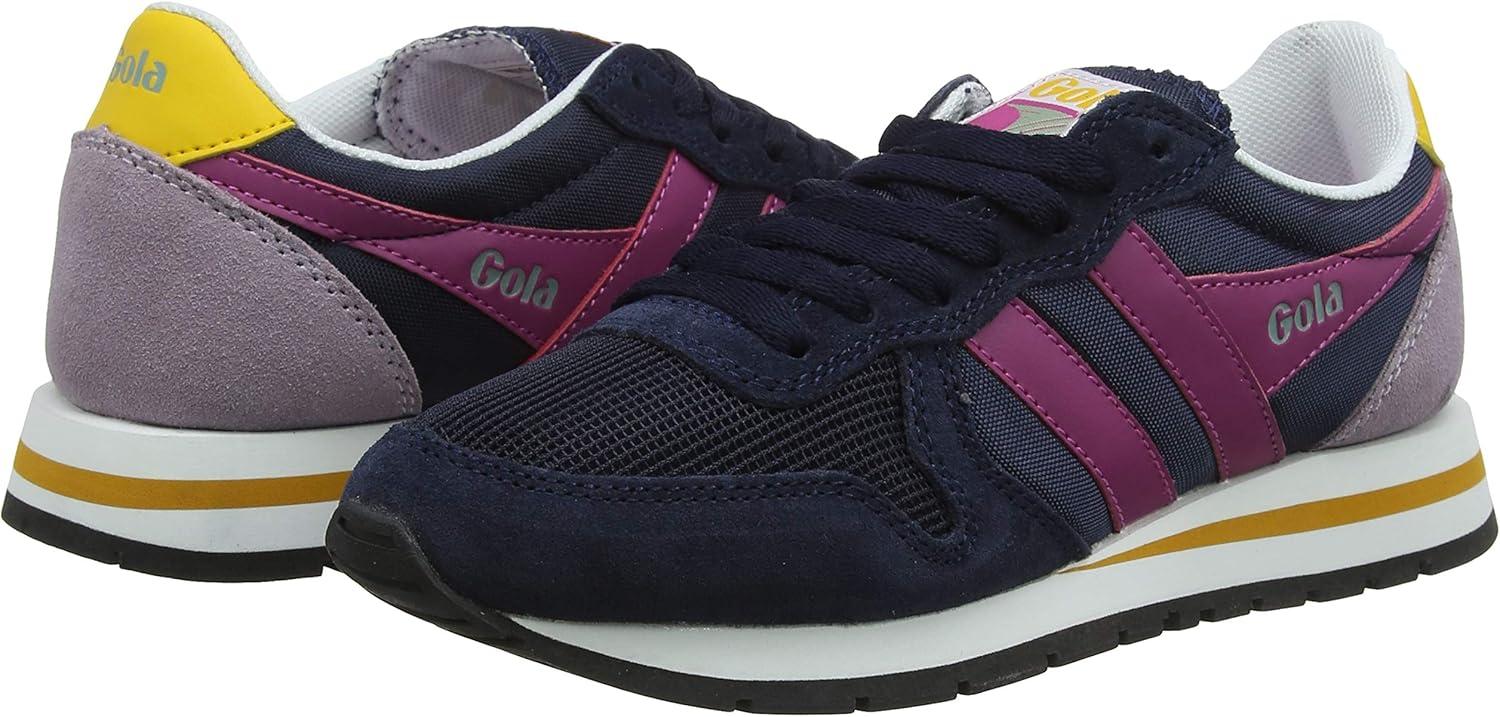 image:imageGola Womens LowTop TrainersBlue Navy Fuchsia Sun Ek