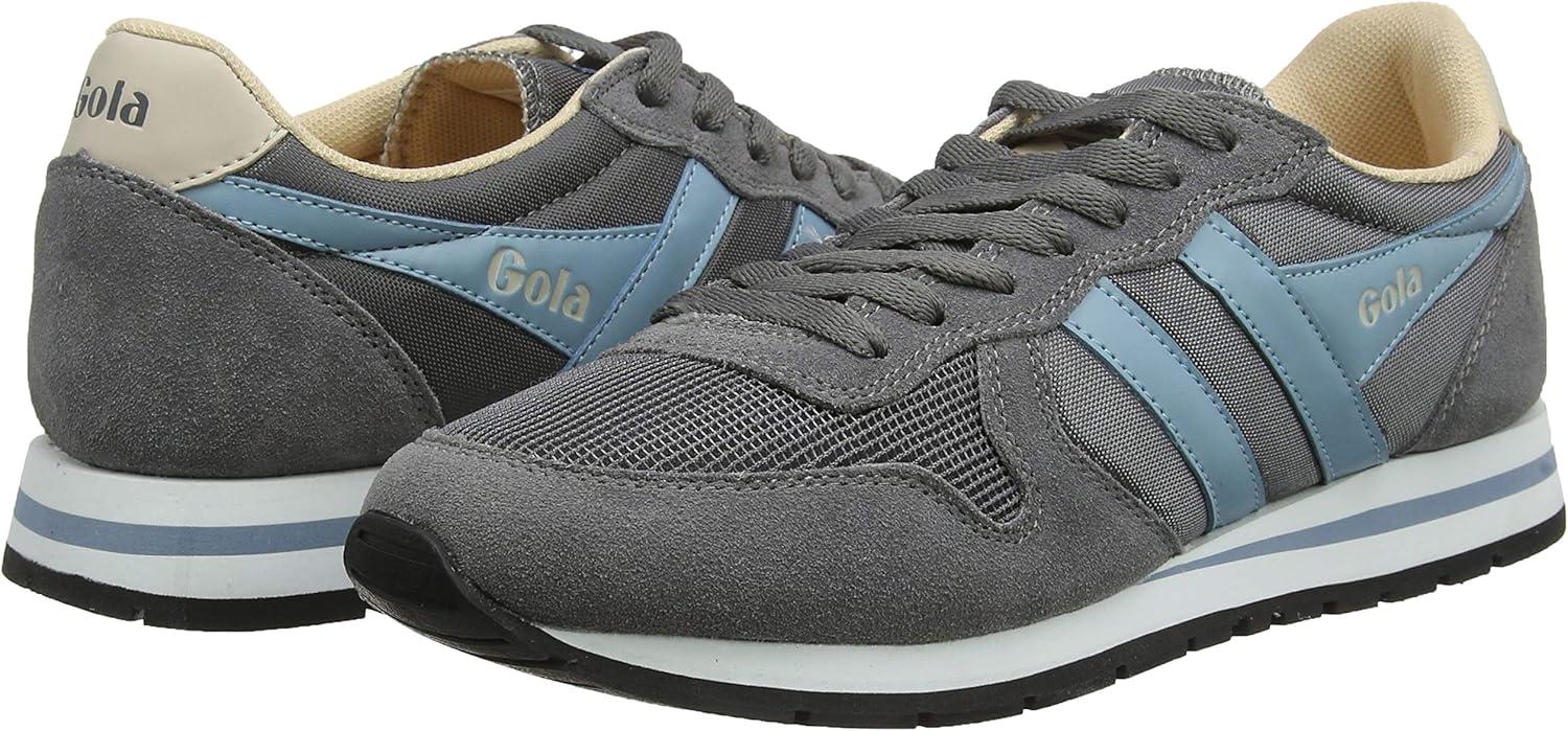 image:imageGola Womens LowTop TrainersGrey Ash Dusty Blue Blossom Light