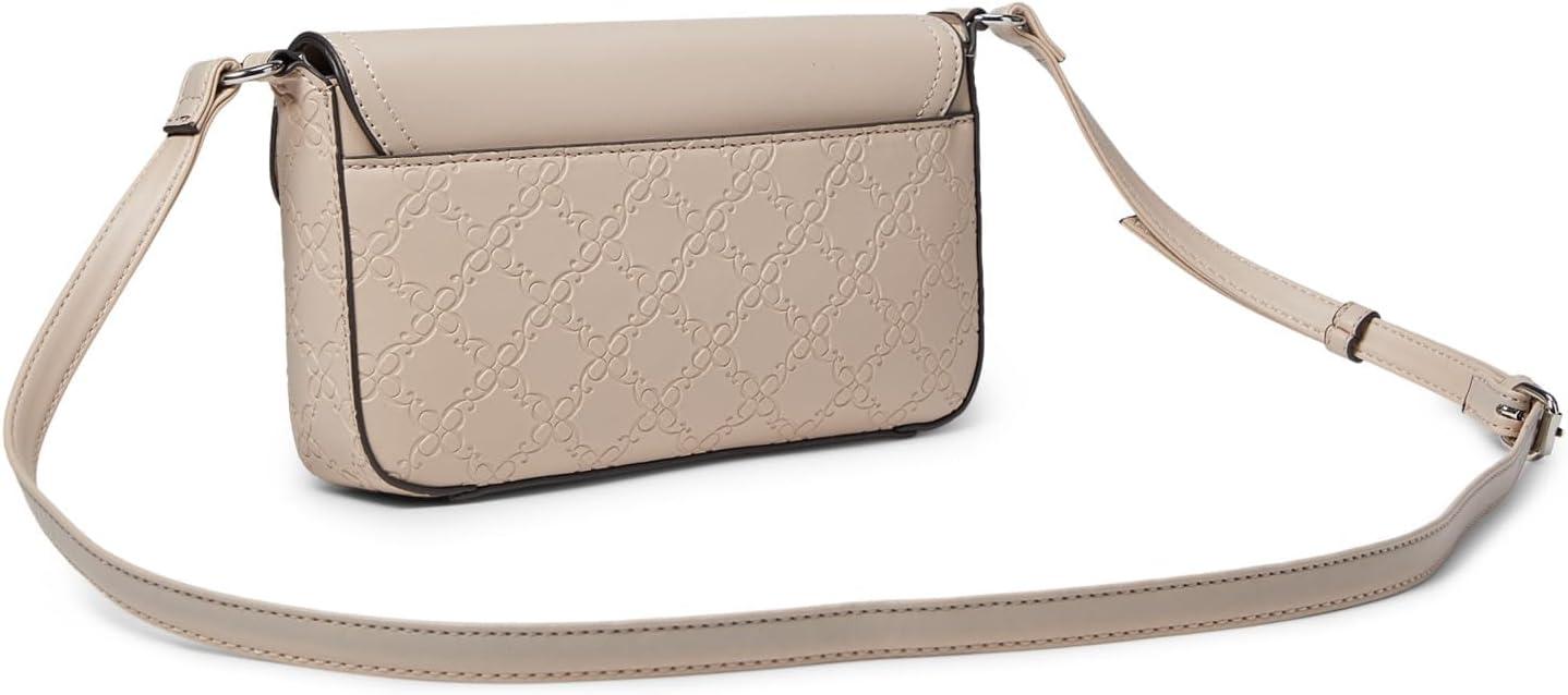 image:imageNine West womens Bowie Mini Crossbody FlapSoft Marble