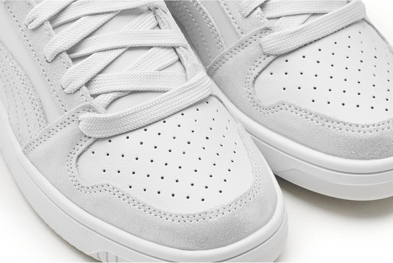 image:imagePuma Womens Rebound Layup Luster Mid ShoesFeather GraySilver MistPuma Silver