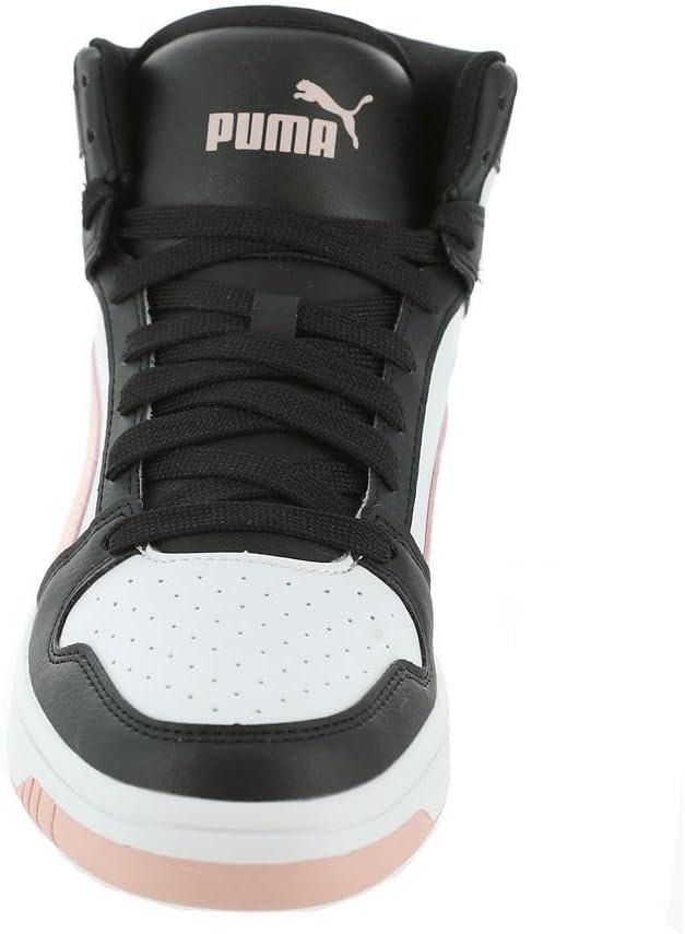 image:imagePuma Womens Rebound Layup Luster Mid ShoesPuma BlackRose DustPuma White