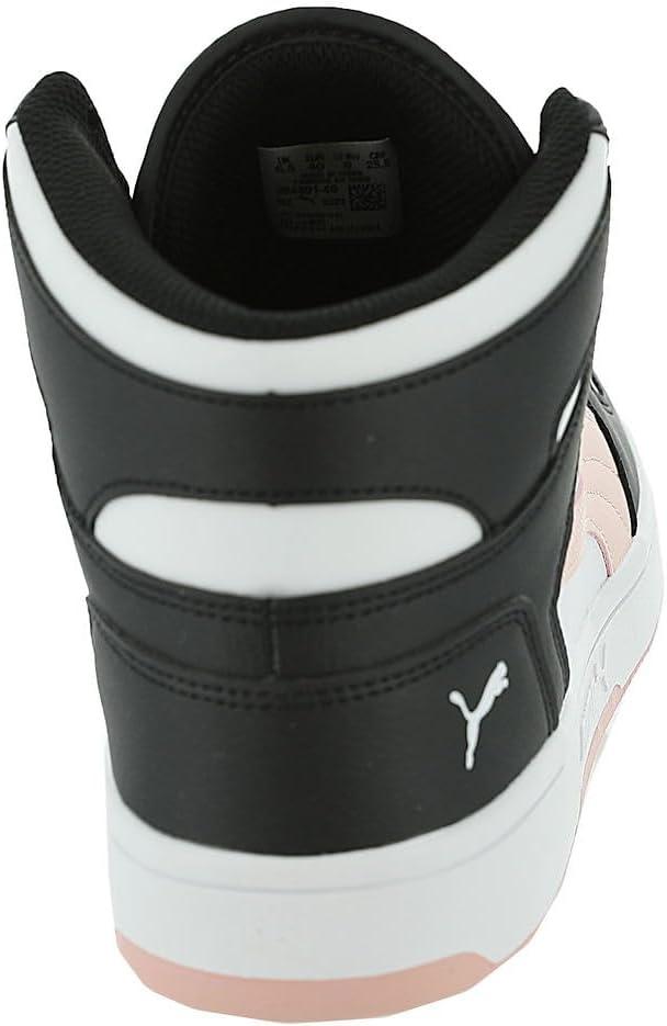 image:imagePuma Womens Rebound Layup Luster Mid ShoesPuma BlackRose DustPuma White