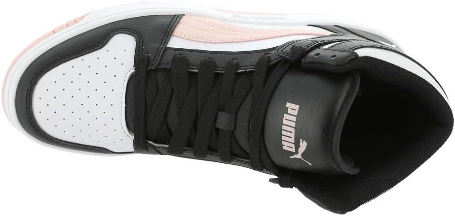 image:imagePuma Womens Rebound Layup Luster Mid ShoesPuma BlackRose DustPuma White