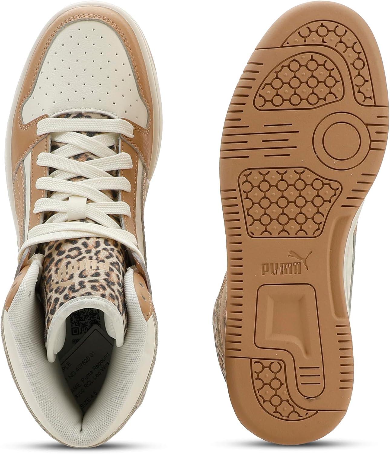 image:imagePuma Womens Rebound Layup Luster Mid ShoesWarm Whitedusty Tanpuma Gold