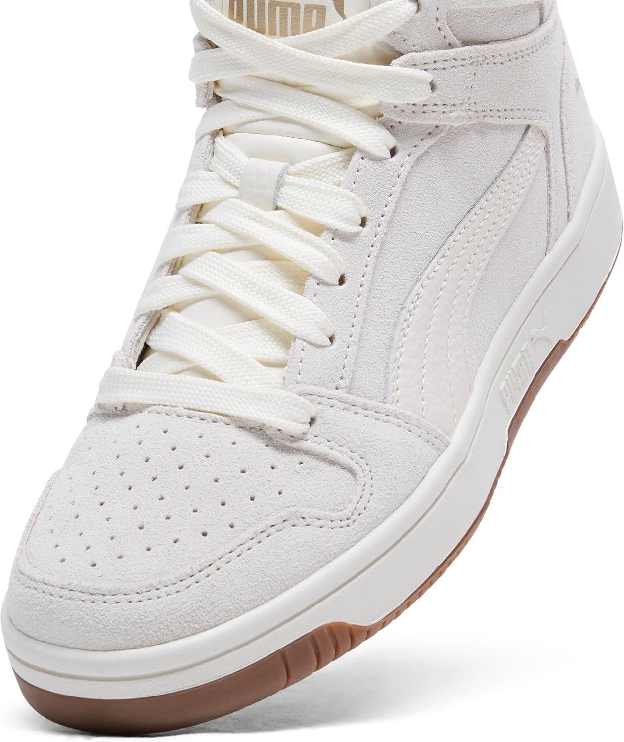 image:imagePuma Womens Rebound Layup Luster Mid ShoesWarm Whitegold