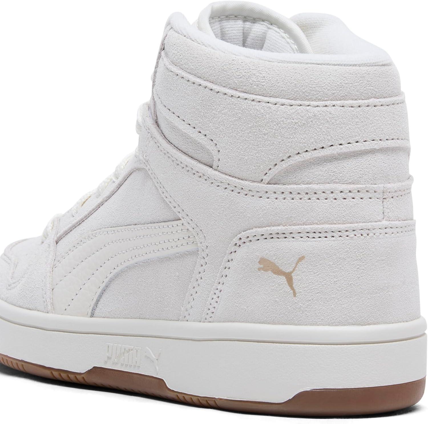 image:imagePuma Womens Rebound Layup Luster Mid ShoesWarm Whitegold
