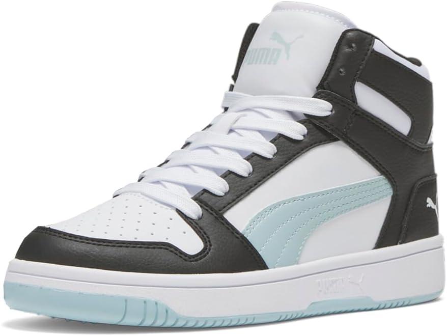 image:imagePuma Womens Rebound Layup Luster Mid ShoesWhitefrosted Dewblack