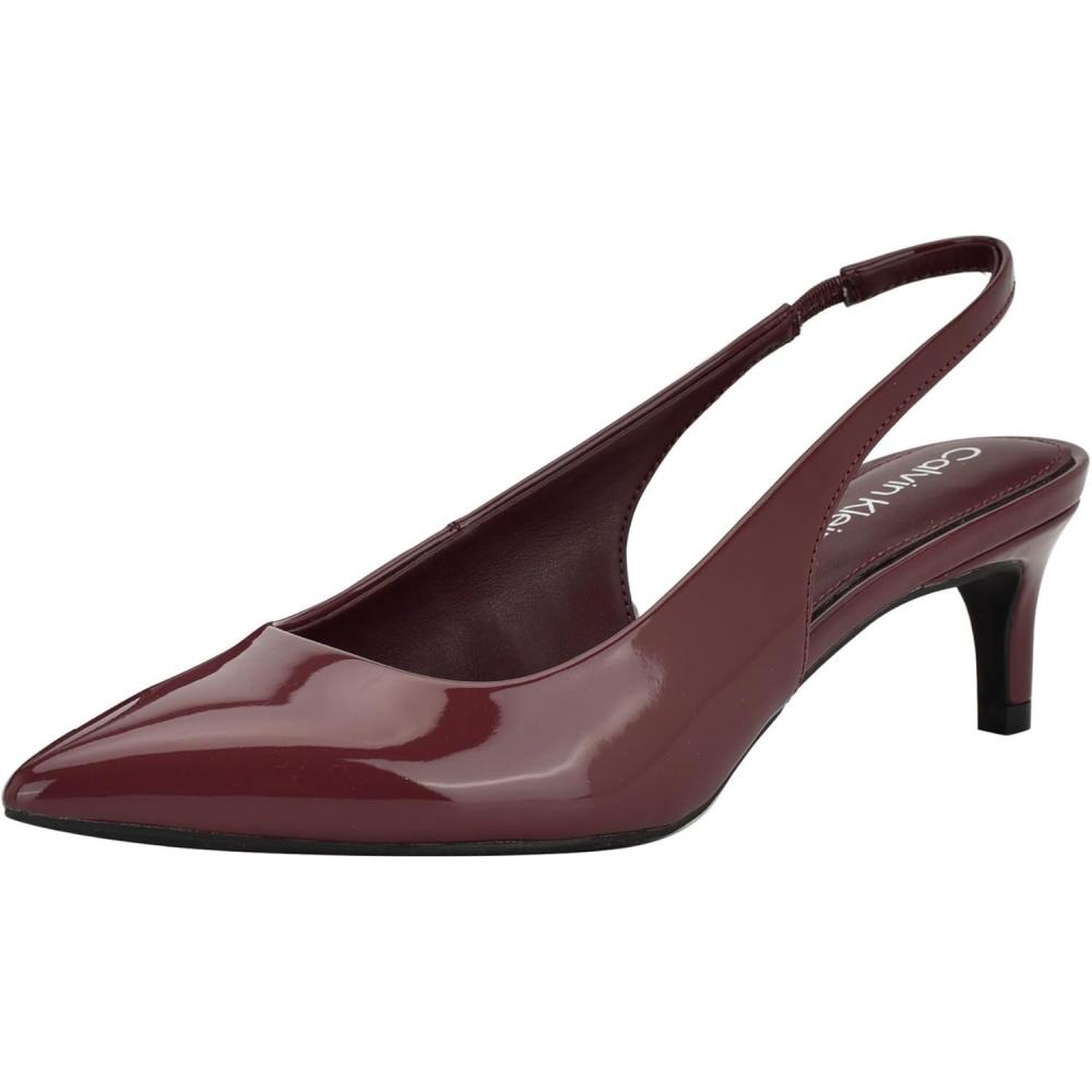 image:imageCalvin Klein Womens DaintyDark Red Patent 600