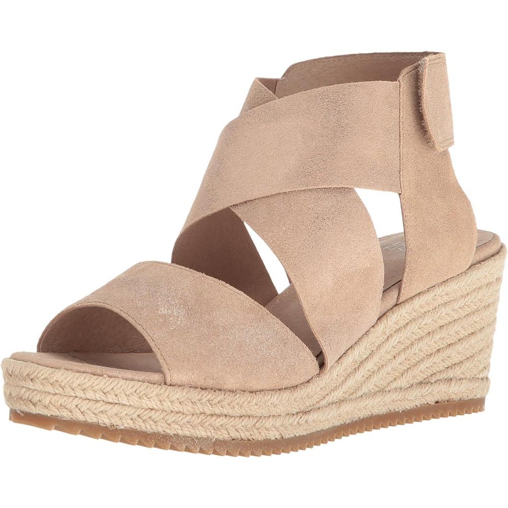image:imageEileen Fisher Womens Willow 3Light Gold Metallic Suede