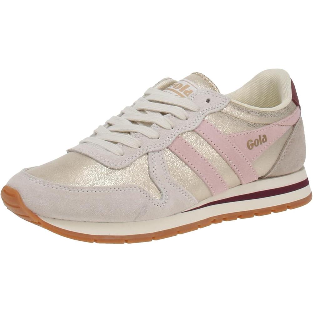 image:imageGola Womens Daytona Blaze SneakerGoldChalk PinkWindsor Wine
