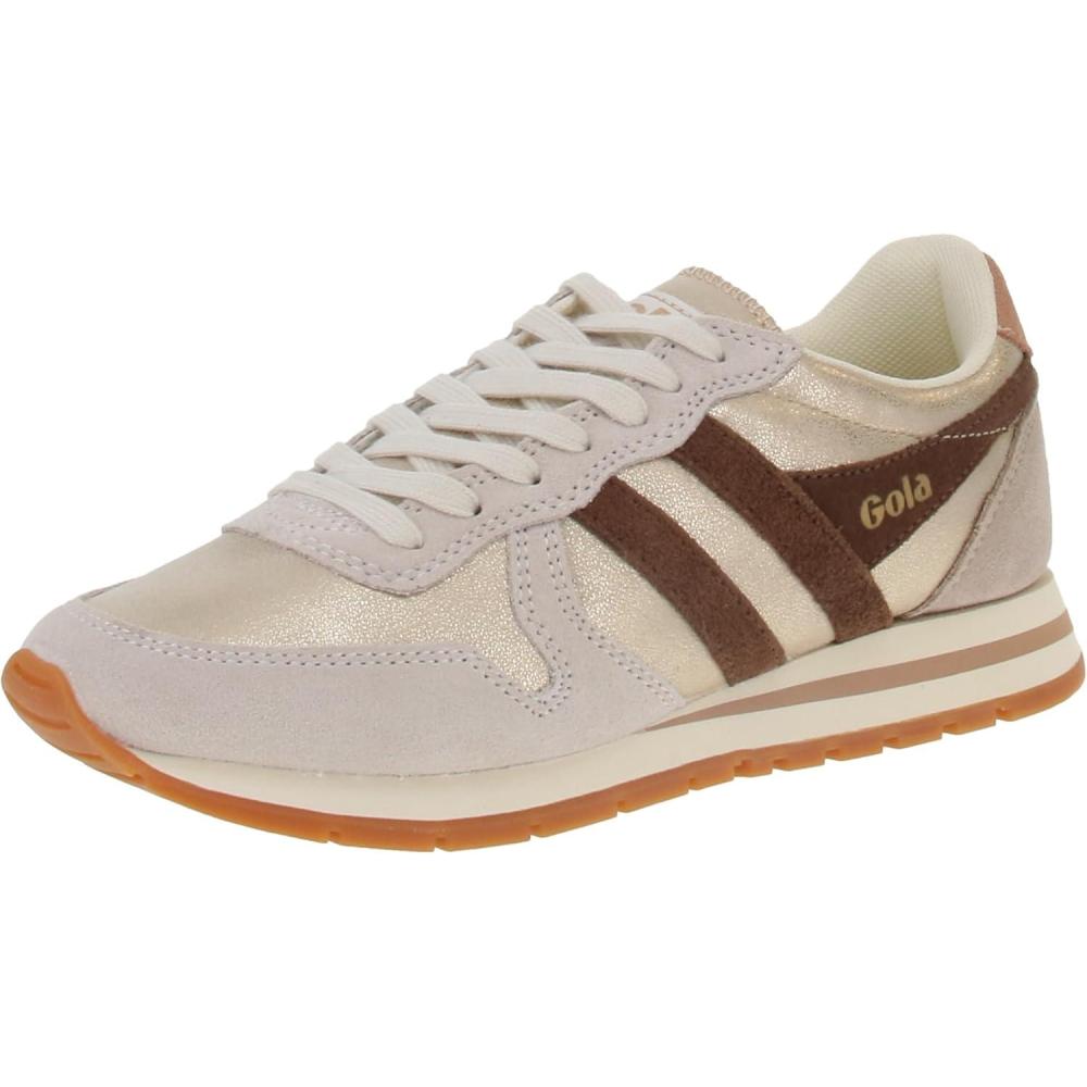 image:imageGola Womens Daytona Blaze SneakerGoldDark BrownCameo