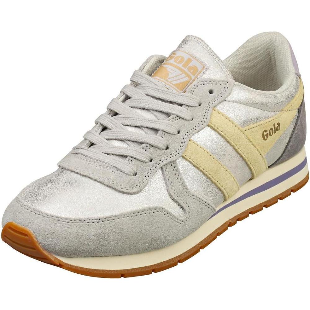 image:imageGola Womens Daytona Blaze SneakerSilverLemonLavender