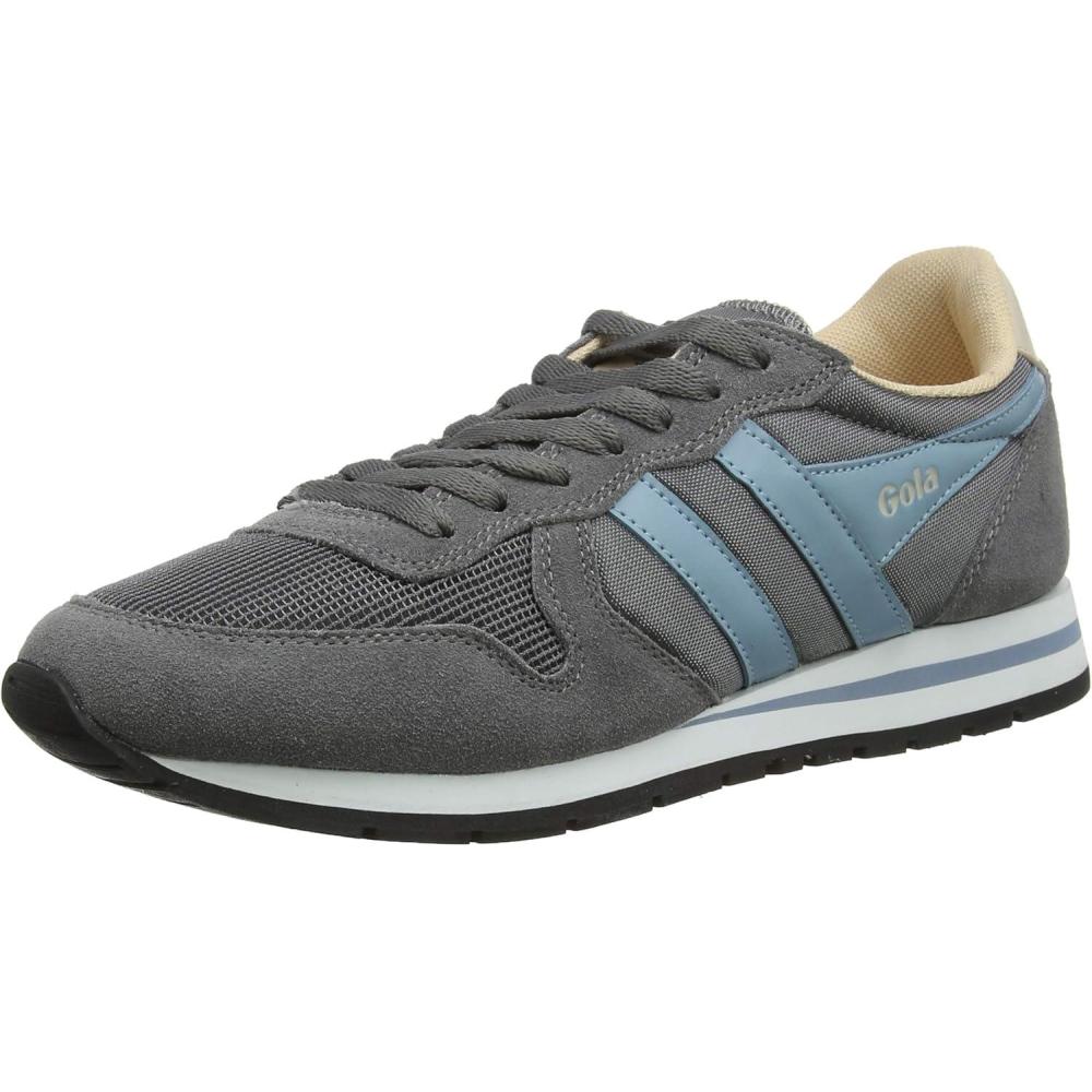 image:imageGola Womens LowTop TrainersGrey Ash Dusty Blue Blossom Light