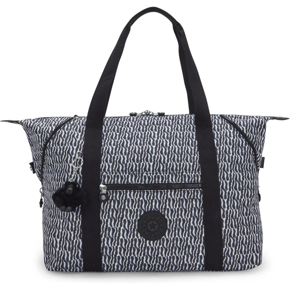 image:imageKipling Womens Art Medium Prt3 Tote Bag Lightweight Large Weekender Travel HandbagHoliday Waves
