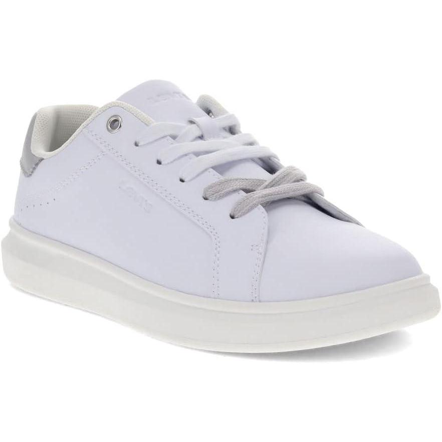 image:imageLevis Womens Ellis Synthetic Leather Casual Lowtop Sneaker ShoeWhiteGrey
