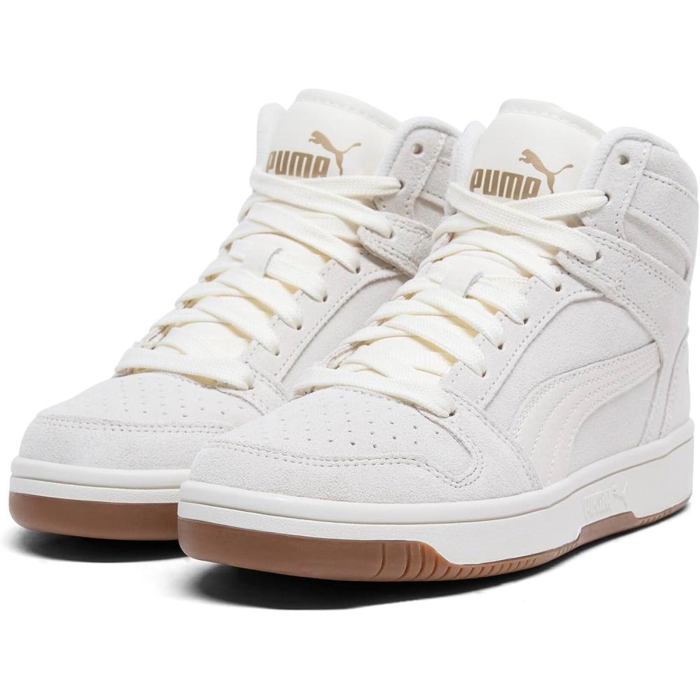 image:imagePuma Womens Rebound Layup Luster Mid ShoesWarm Whitegold