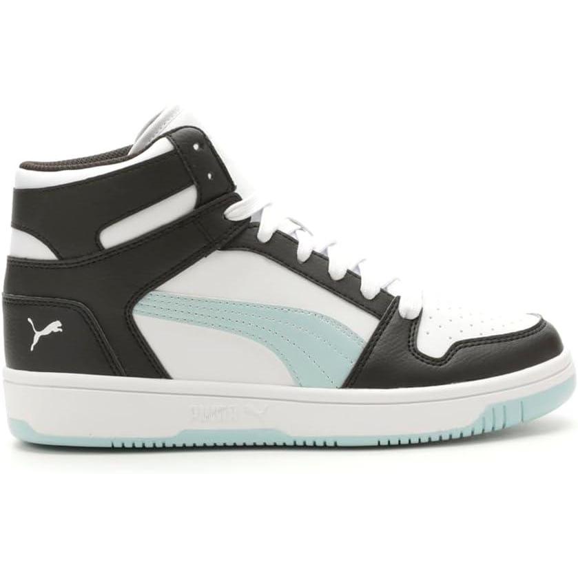image:imagePuma Womens Rebound Layup Luster Mid ShoesWhitefrosted Dewblack