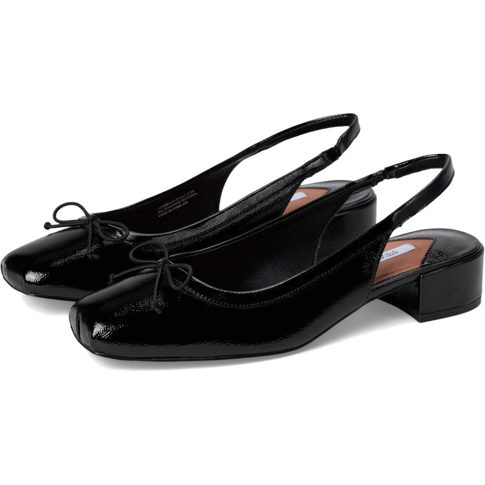 image:imageSteve Madden Womens LovedBlack Crinkle Patent