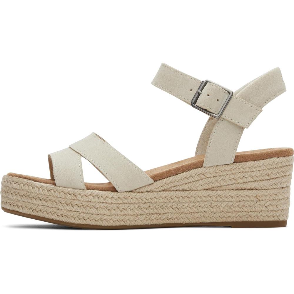 image:imageTOMS Womens Audrey Ankle Strap Platform Wedge SandalNatural