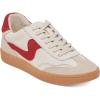 White/Red Leather
