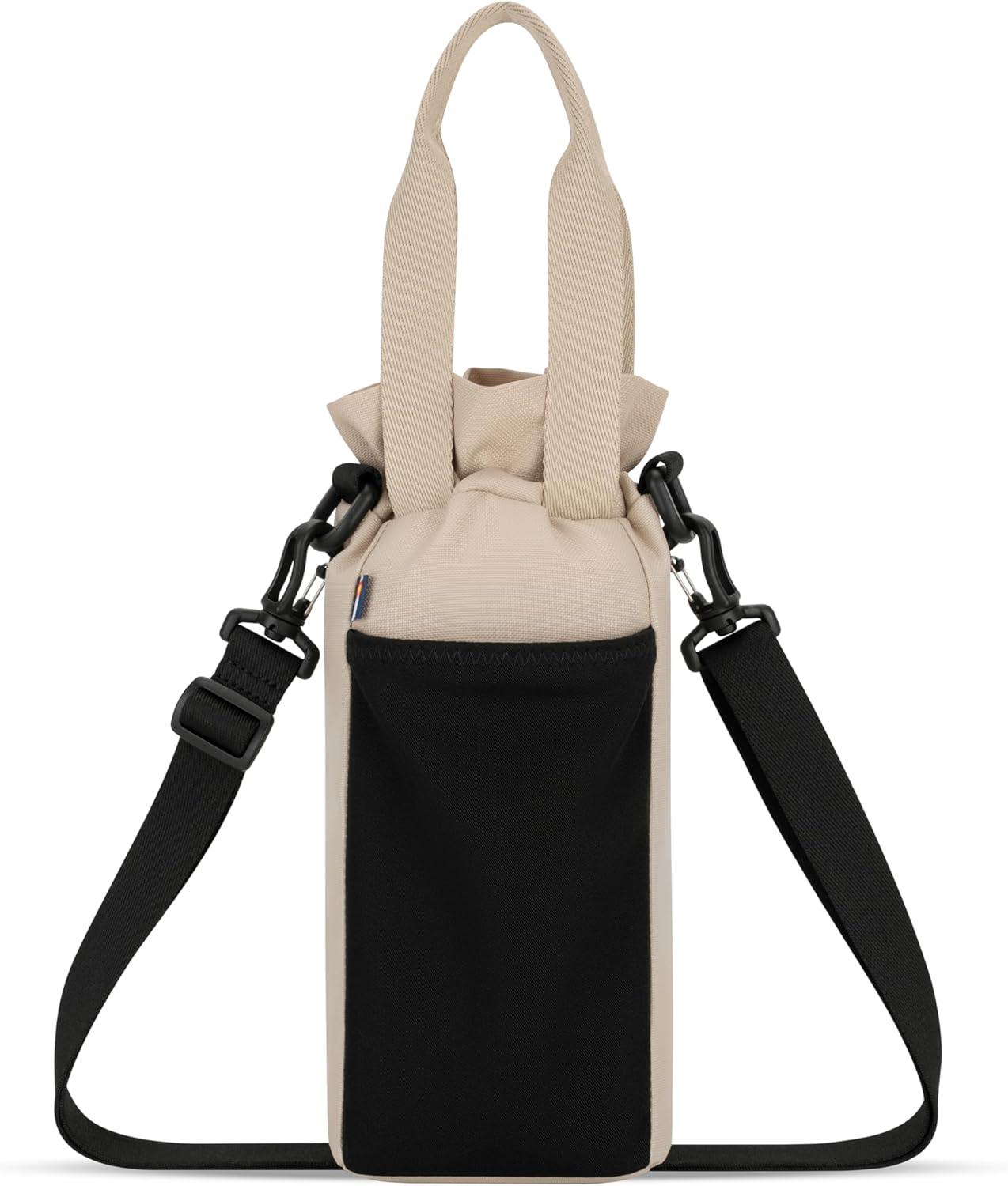 image:imageSherpani Izzie Water Bottle Holder HandsFree RFID Crossbody Water Bottle Carrier Bag wPhone Pocket Travel GiftCon Leche