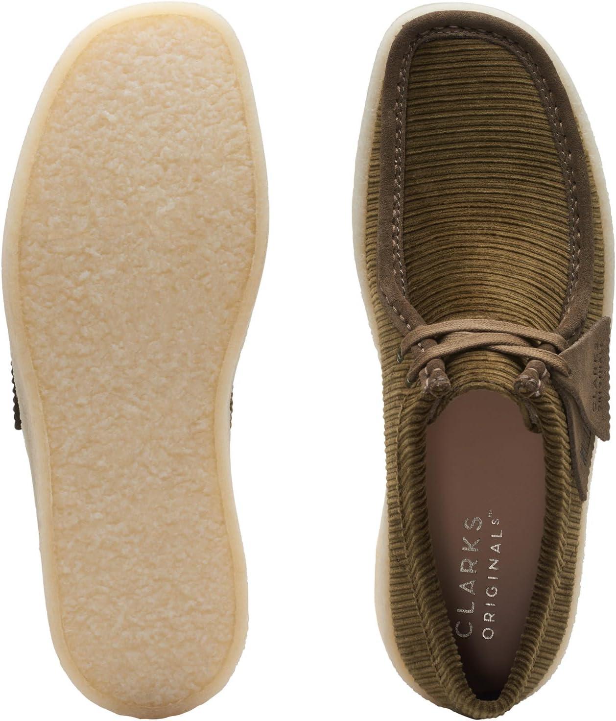 image:imageClarks Mens Wallabee CupGreen Cord Textile