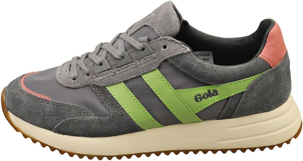image:imageGola Womens Daytona MirrorSneakerAshPatina GreenCoral Pink