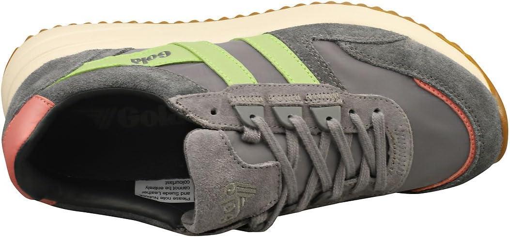 image:imageGola Womens Daytona MirrorSneakerAshPatina GreenCoral Pink