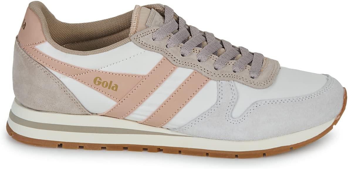 image:imageGola Womens Daytona MirrorSneakerOff White Feather Grey Pearl Pink