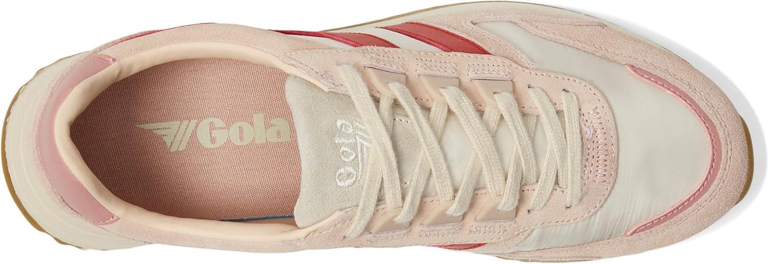 image:imageGola Womens Daytona MirrorSneakerWheatPearl PinkDeep Red