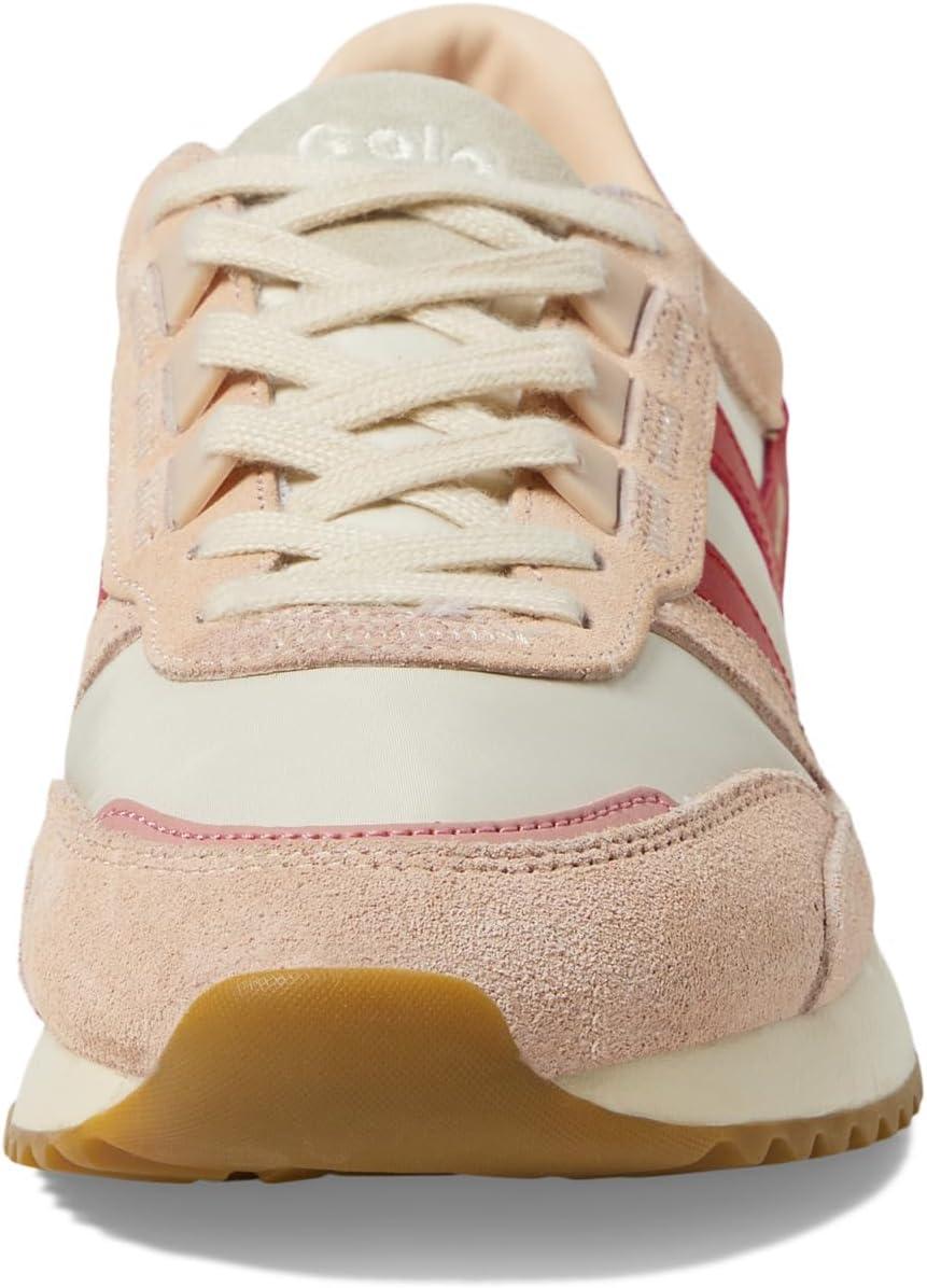 image:imageGola Womens Daytona MirrorSneakerWheatPearl PinkDeep Red