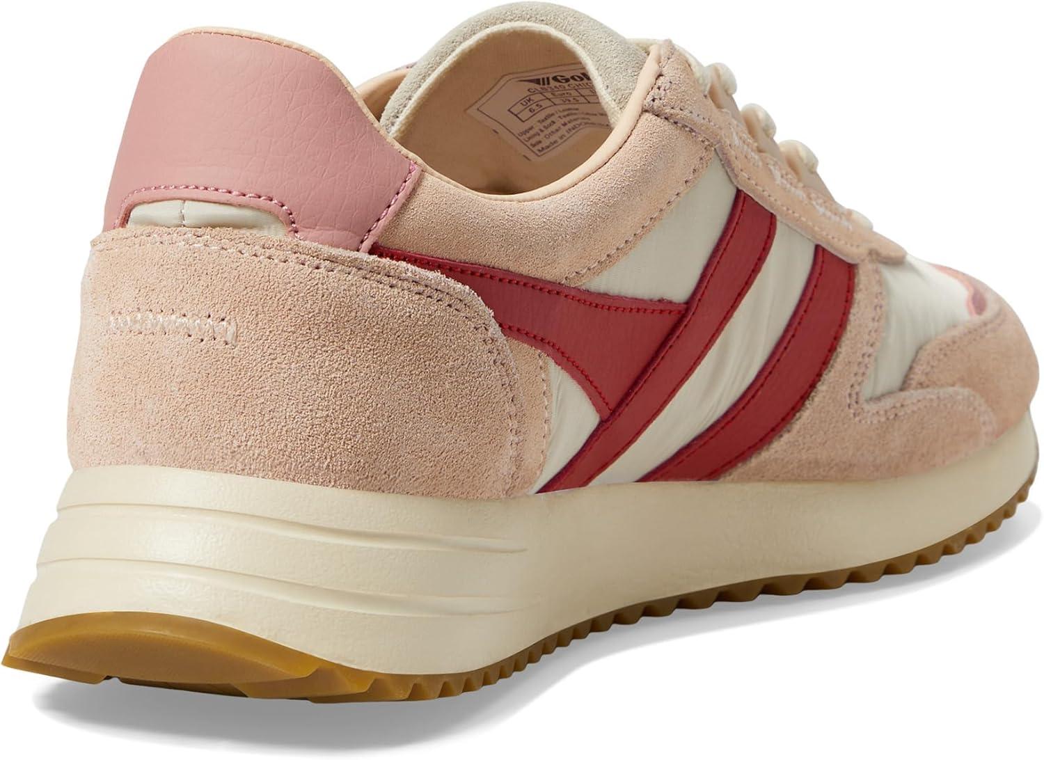 image:imageGola Womens Daytona MirrorSneakerWheatPearl PinkDeep Red