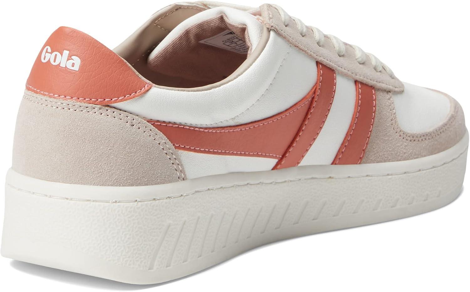 image:imageGola Womens Daytona MirrorSneakerWhite Blossom Hot Coral