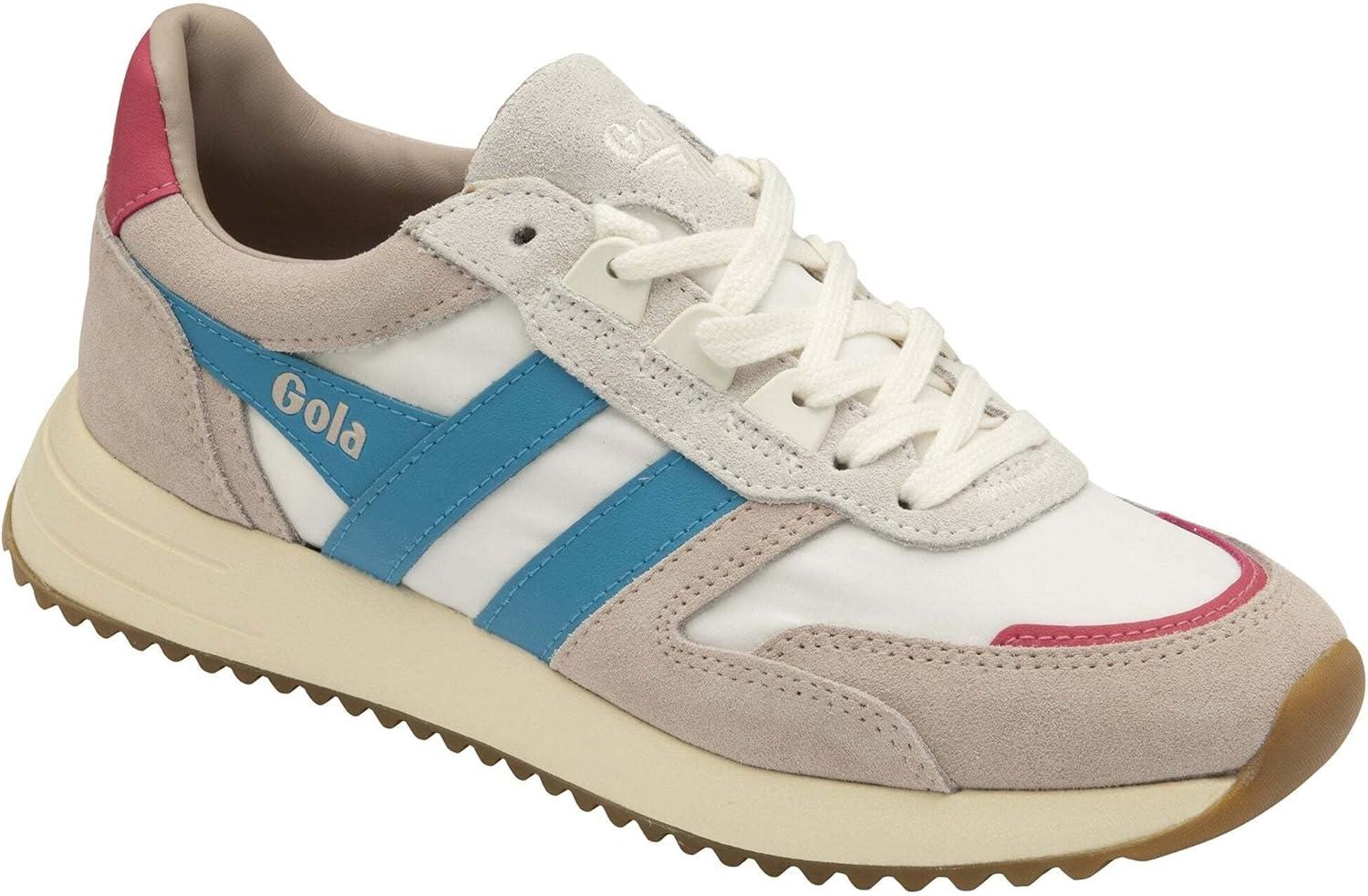 image:imageGola Womens Daytona MirrorSneakerWhite Lagoon Fluro Pink