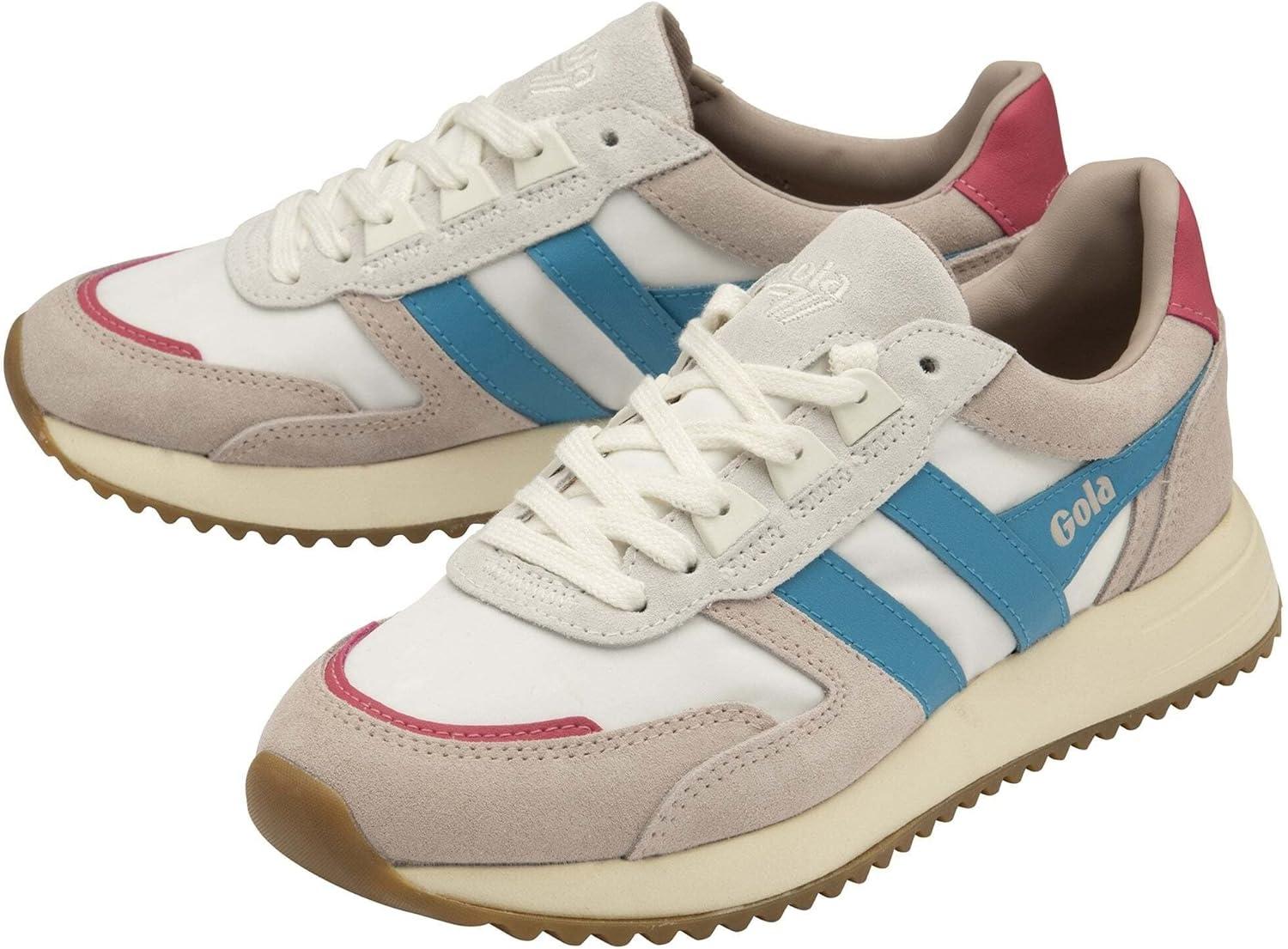 image:imageGola Womens Daytona MirrorSneakerWhite Lagoon Fluro Pink