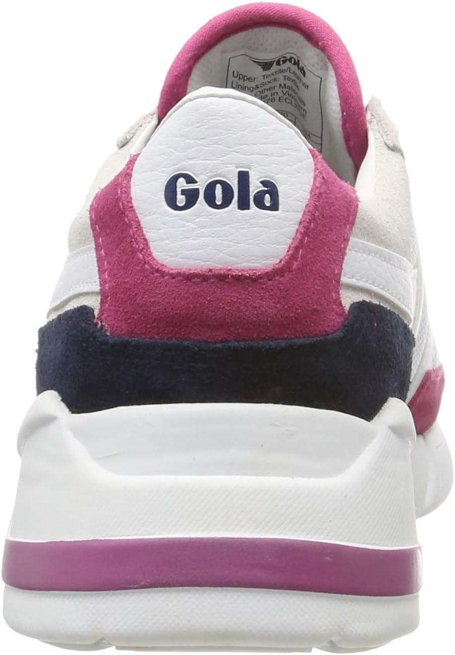 image:imageGola Womens Daytona MirrorSneakerWhite White Navy Fuchsia Wk