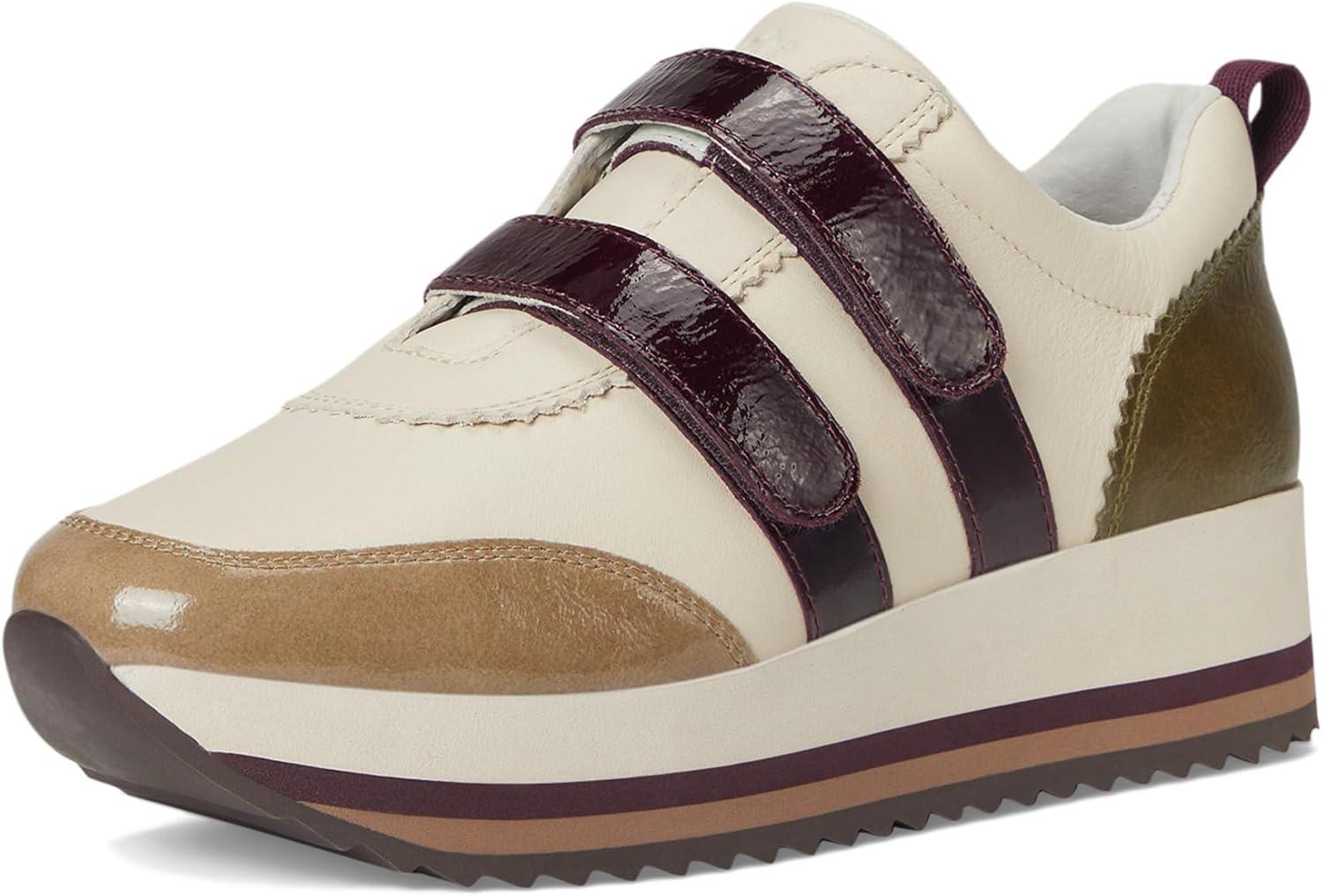 image:imageJohnston amp Murphy Womens Gracie Double Strap SneakersBoneTaupeOlive