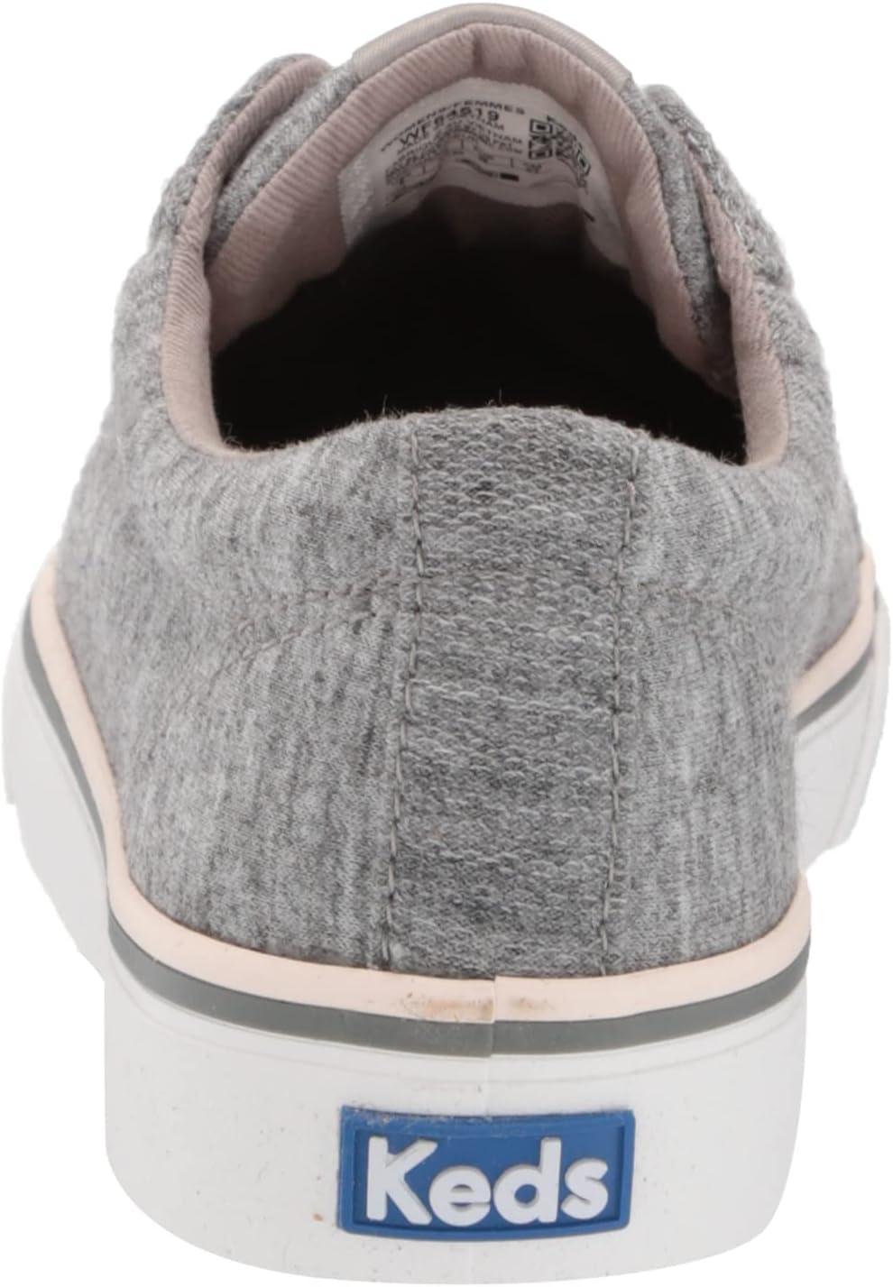 image:imageKeds Womens Jump Kick LeatherSneakerGray Jersey