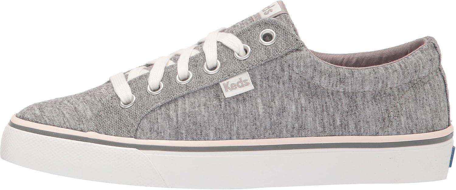 image:imageKeds Womens Jump Kick LeatherSneakerGray Jersey