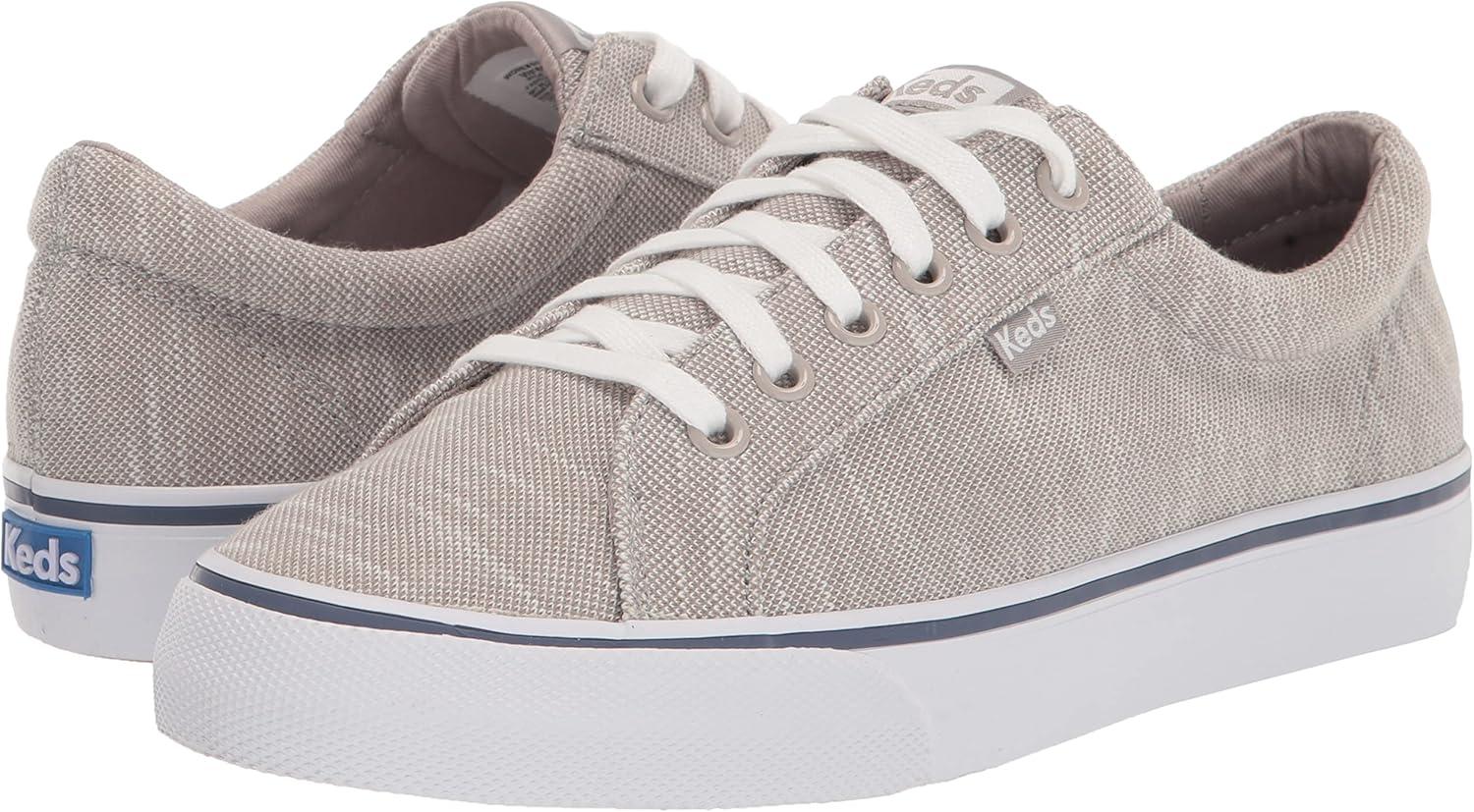 image:imageKeds Womens Jump Kick LeatherSneakerGrey Knit