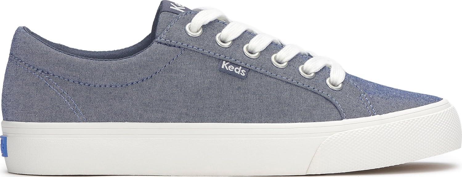 image:imageKeds Womens Jump Kick LeatherSneakerNavy Chambray