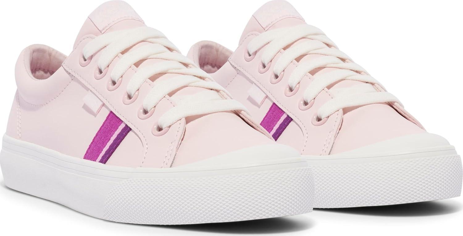 image:imageKeds Womens Jump Kick LeatherSneakerPinkPurple Leather